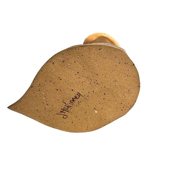 Studio Art Pottery Sculpture Magic Mushrooms Gnome Signed J McKinney - Picture 5 of 6